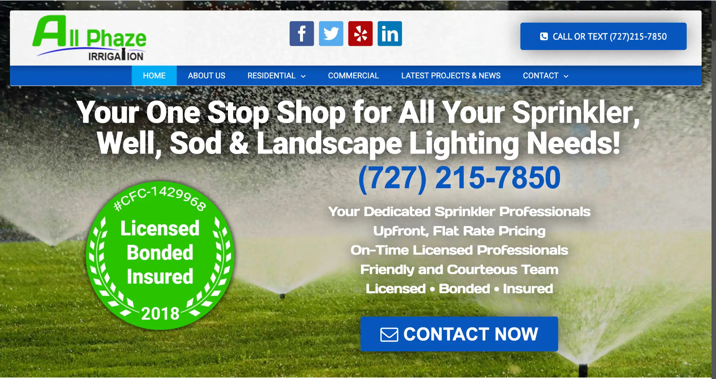 VIPByte digital marketing services for irrigation and landscaping companies