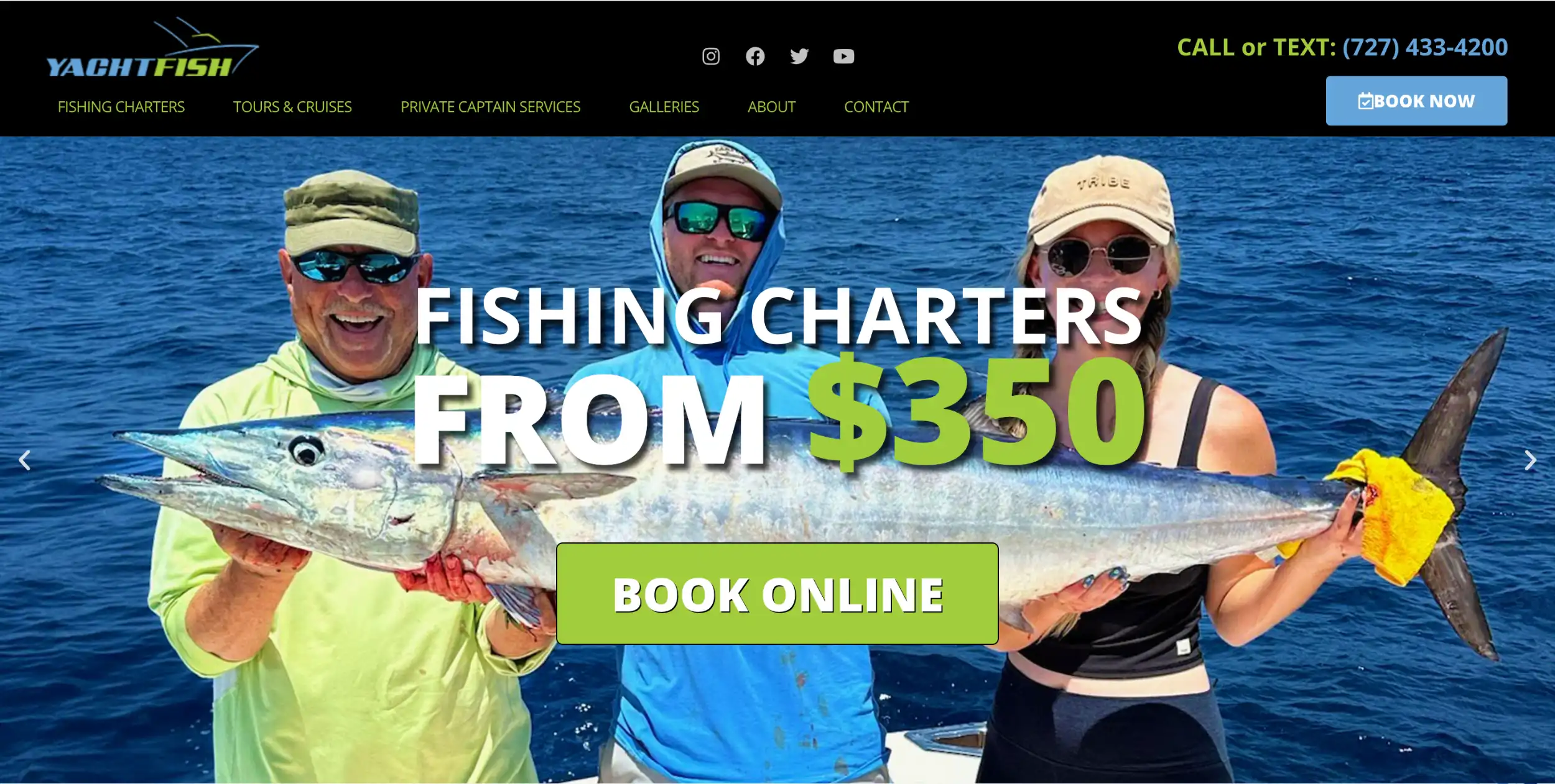 VIPByte digital marketing services for fishing charters and tourism businesses